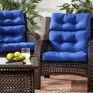Outdoor High Back Seat/Chair Cushions (Set of 4)